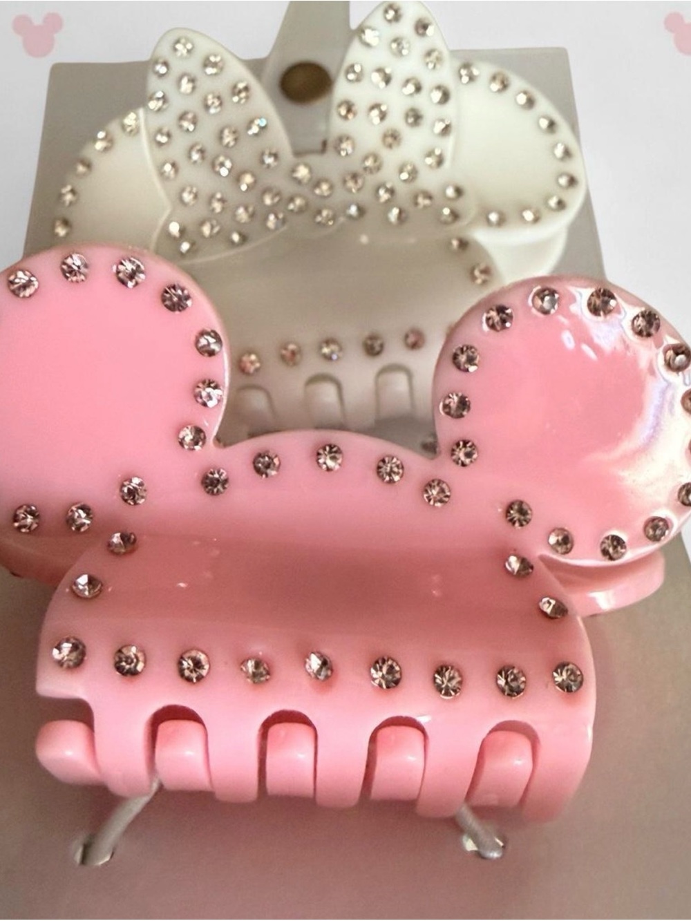 Disney x BaubleBar Mickey & Minnie Mouse hair claw clips